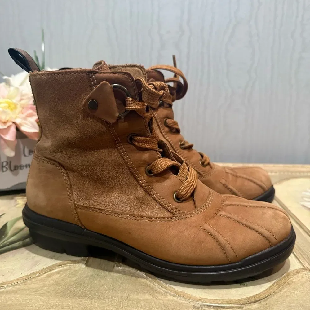 Ugg Hapsburg Duck Boots Chestnut 1120785 Sz 6